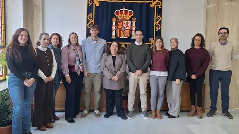 funcionarios delegación