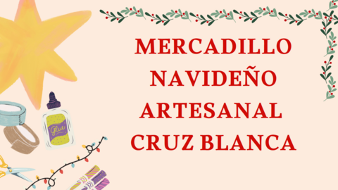 mercadillo navide&ntilde;o cruz blanca