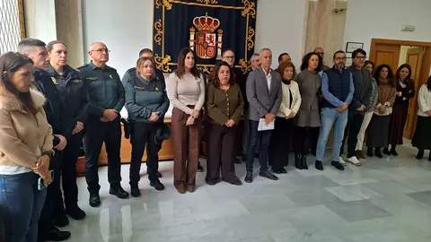 Minuto silencio delegaci&oacute;n violencia machista
