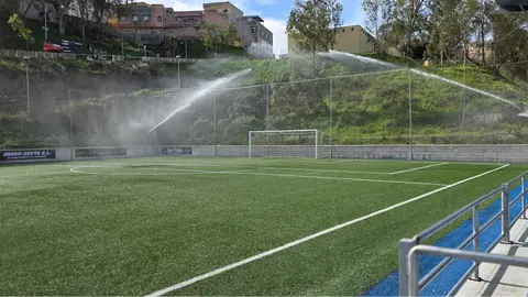 Las instalaciones se reabren, de momento, sin poder utilizarse los vestuarios