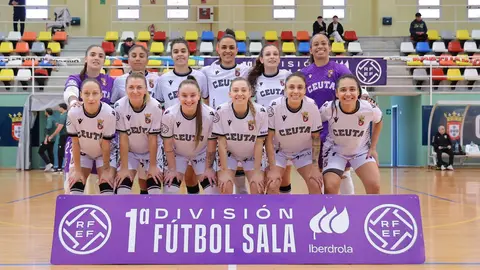 Formaci&oacute;n del Ceuta Femenino, este domingo en el pabell&oacute;n Guillermo Molina