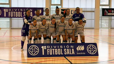 Formaci&oacute;n del Ceuta Femenino, este s&aacute;bado en la pista del Les Corts
