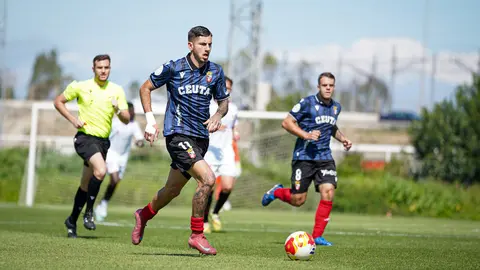 Una imagen el partido disputado por el filial del Ceuta este mi&eacute;rcoles en Sevilla