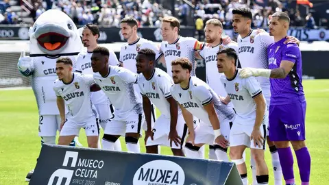 Once inicial de la AD Ceuta, este s&aacute;bado contra el C&aacute;diz