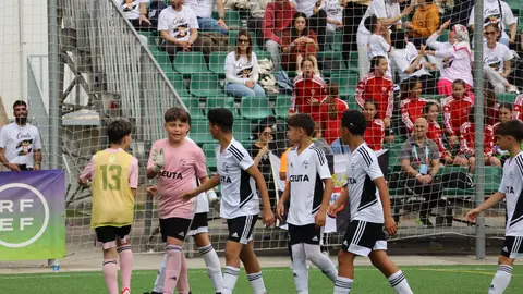Jugadores del combinado de Ceuta, durante uno de sus partidos