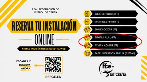 Captura de la p&aacute;gina para realizar las reservas online