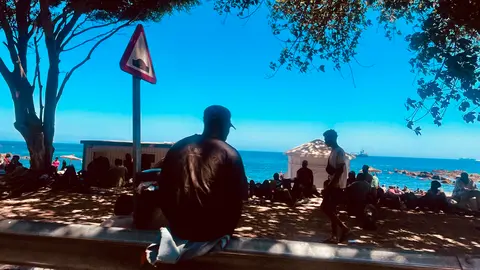migrantes trampol&iacute;n