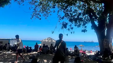 migrantes trampol&iacute;n