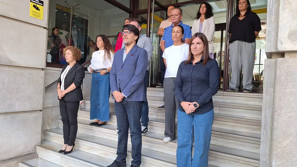 MINUTO DE SILENCIO VIOLENCIA DE GENERO DELEGACION DEL GOBIERNO