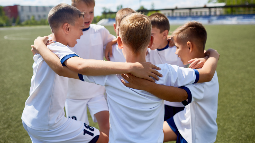 jugadores ni&ntilde;os f&uacute;tbol