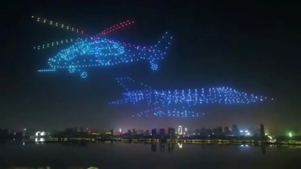 drones espect&aacute;culo
