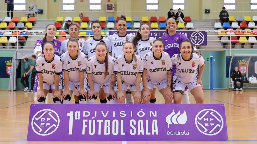 Formaci&oacute;n del Ceuta Femenino, este domingo en el pabell&oacute;n Guillermo Molina