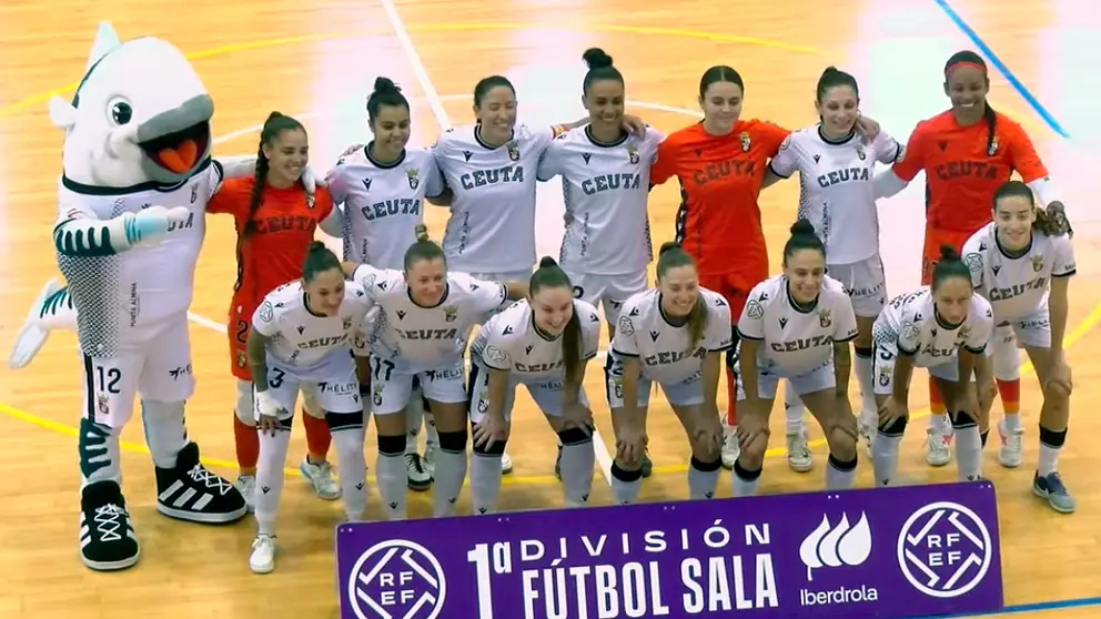 &Uacute;ltima formaci&oacute;n de la temporada del Ceuta Femenino