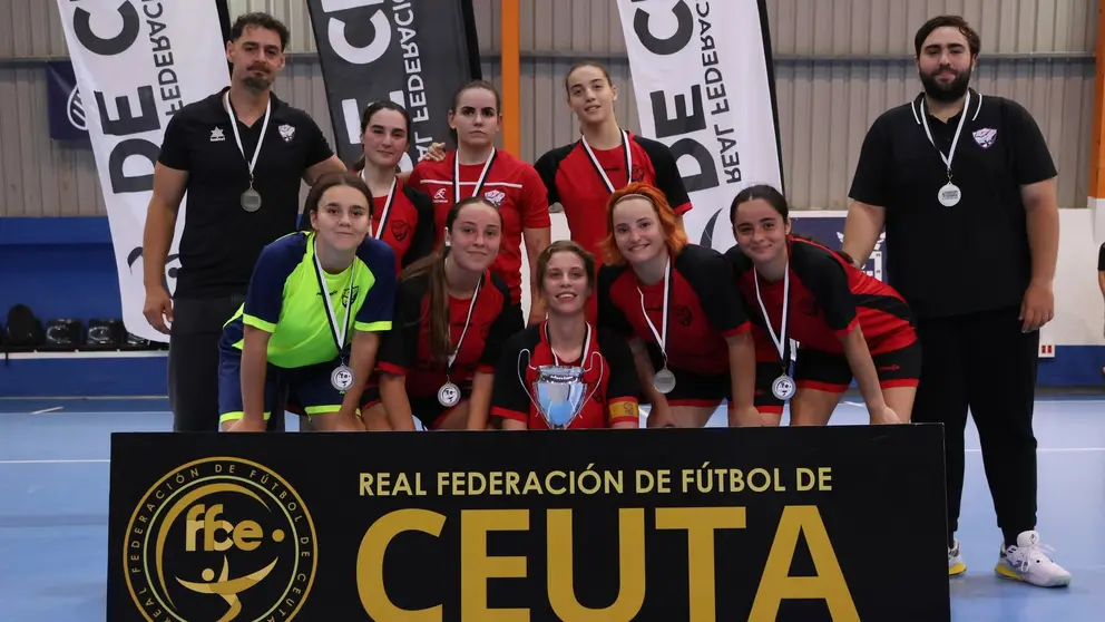 Formaci&oacute;n del Ram&oacute;n y Cajal  subcampe&oacute;n de la Liga de Ceuta