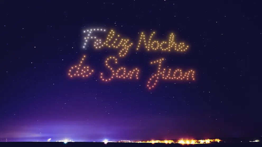 Amazing Night View Sky Above Village. Night Dark Blue Sky Glowing Stars Background Backdrop With Sky Gradient. Colourful Night Starry Sky In Blue Colors.