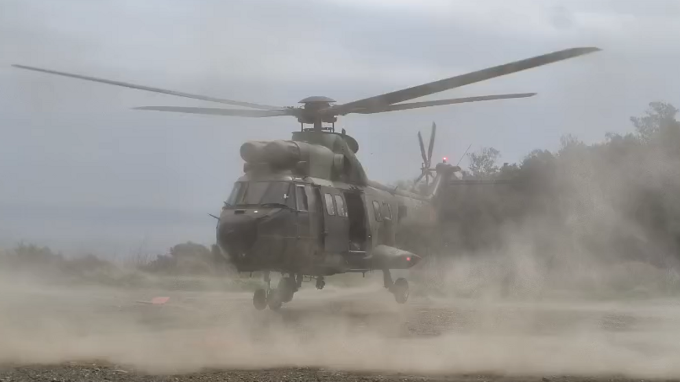 helic&oacute;ptero militar
