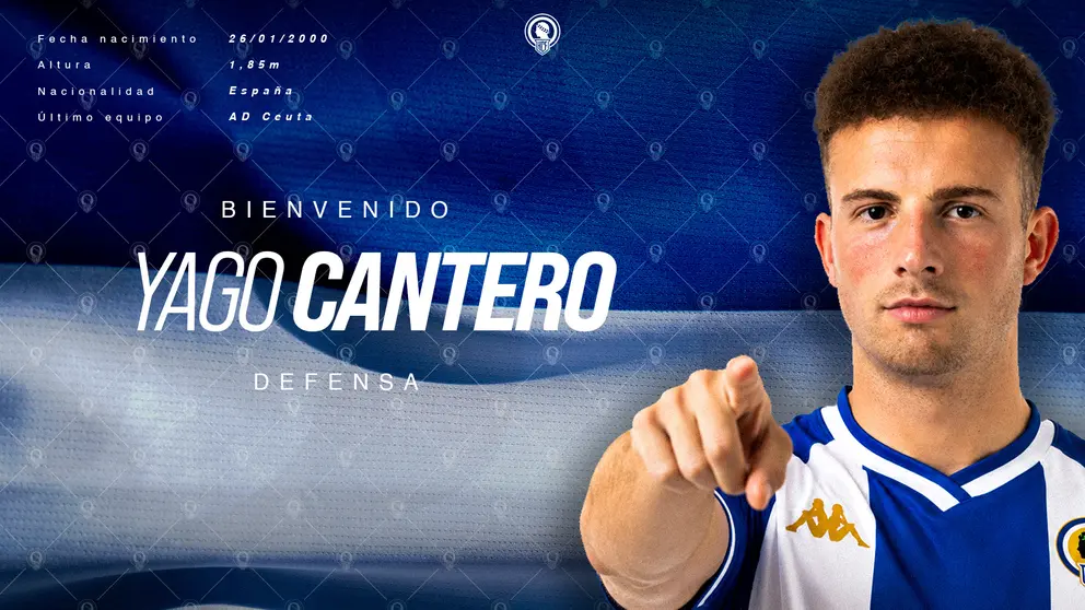 As&iacute; ha anunciado el H&eacute;rcules el fichaje de Yago Cantero