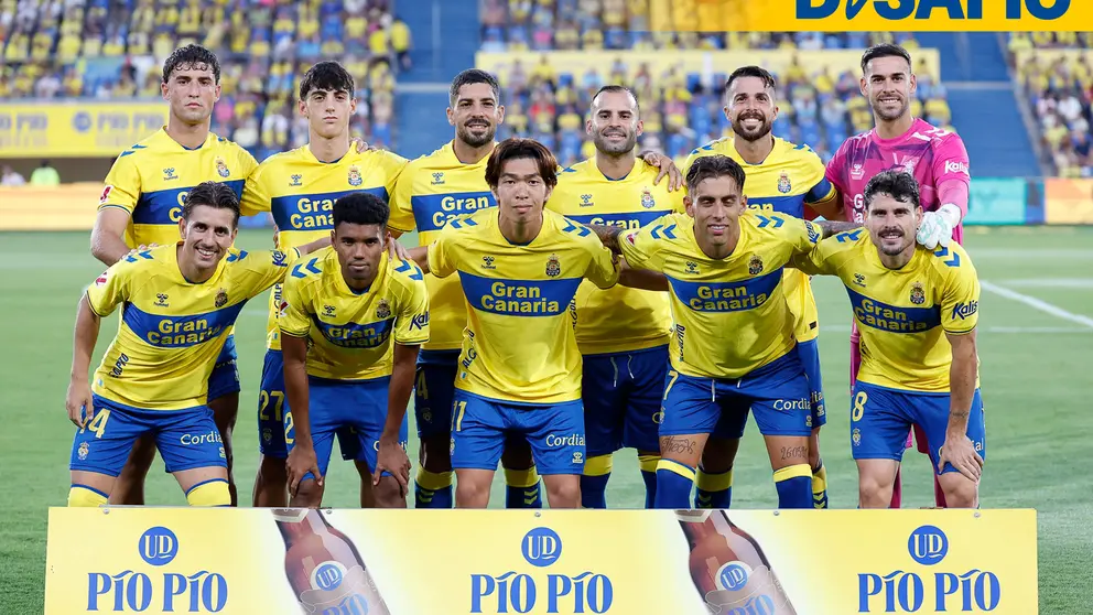 Once inicial de la UD Las Palmas, el pasado domingo contra el Albacete