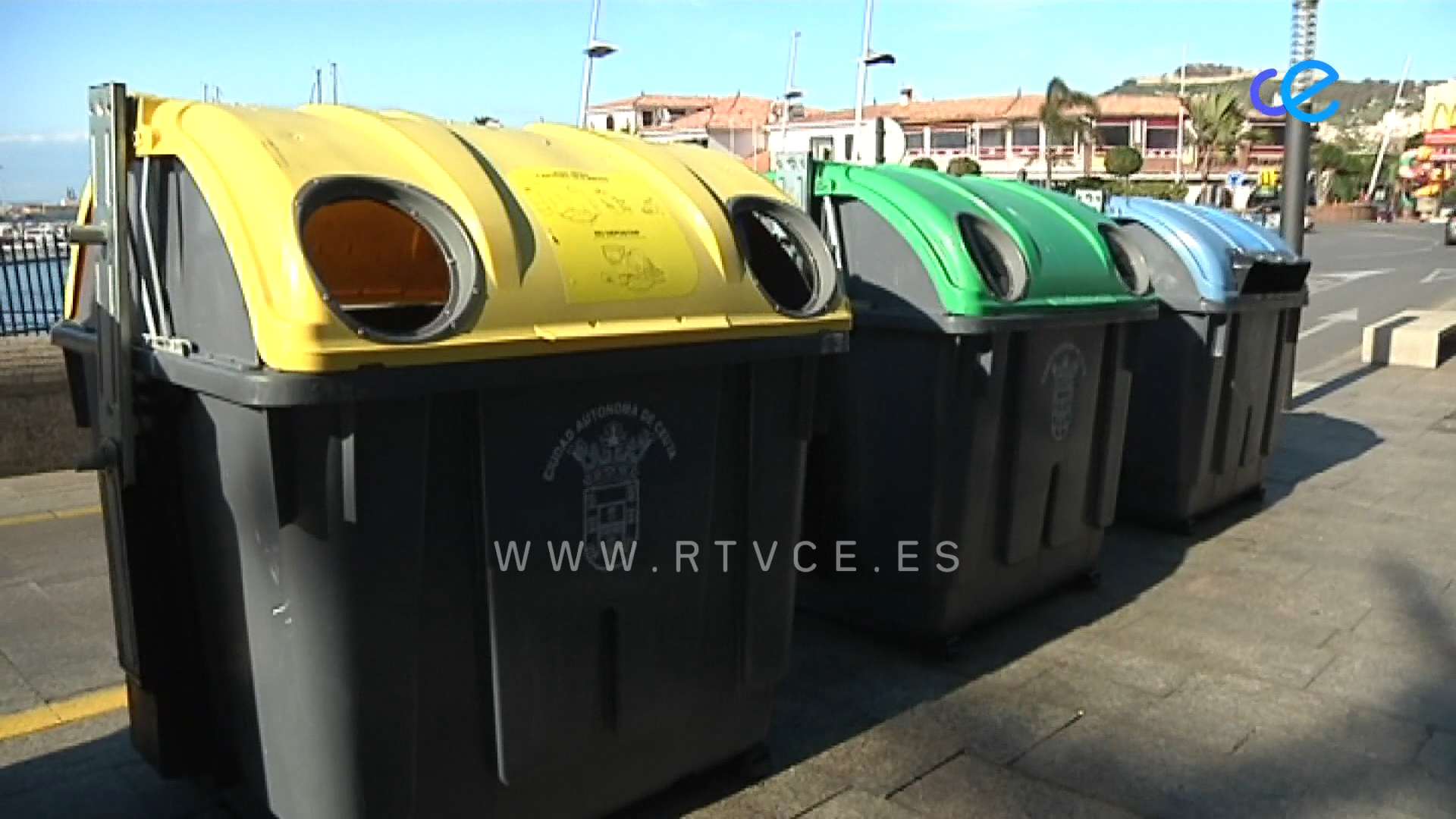 Contenedores para el reciclaje - Ceuta