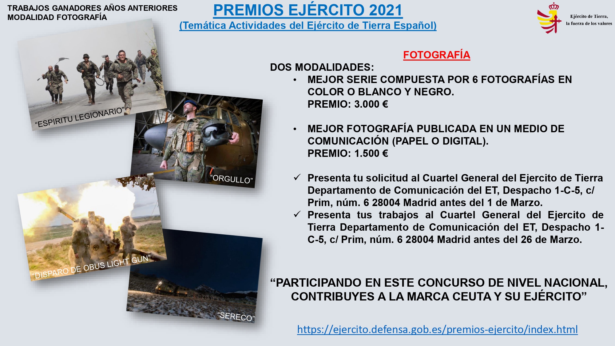 CARTEL FOTOGRAFÍA PREMIOS EJÉRCITO