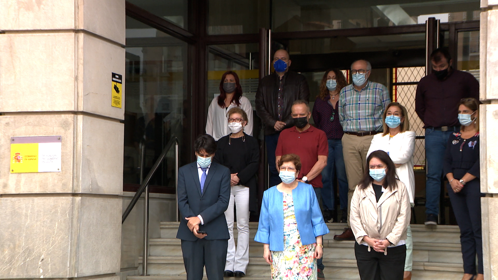 Minuto de Silencio delegacion