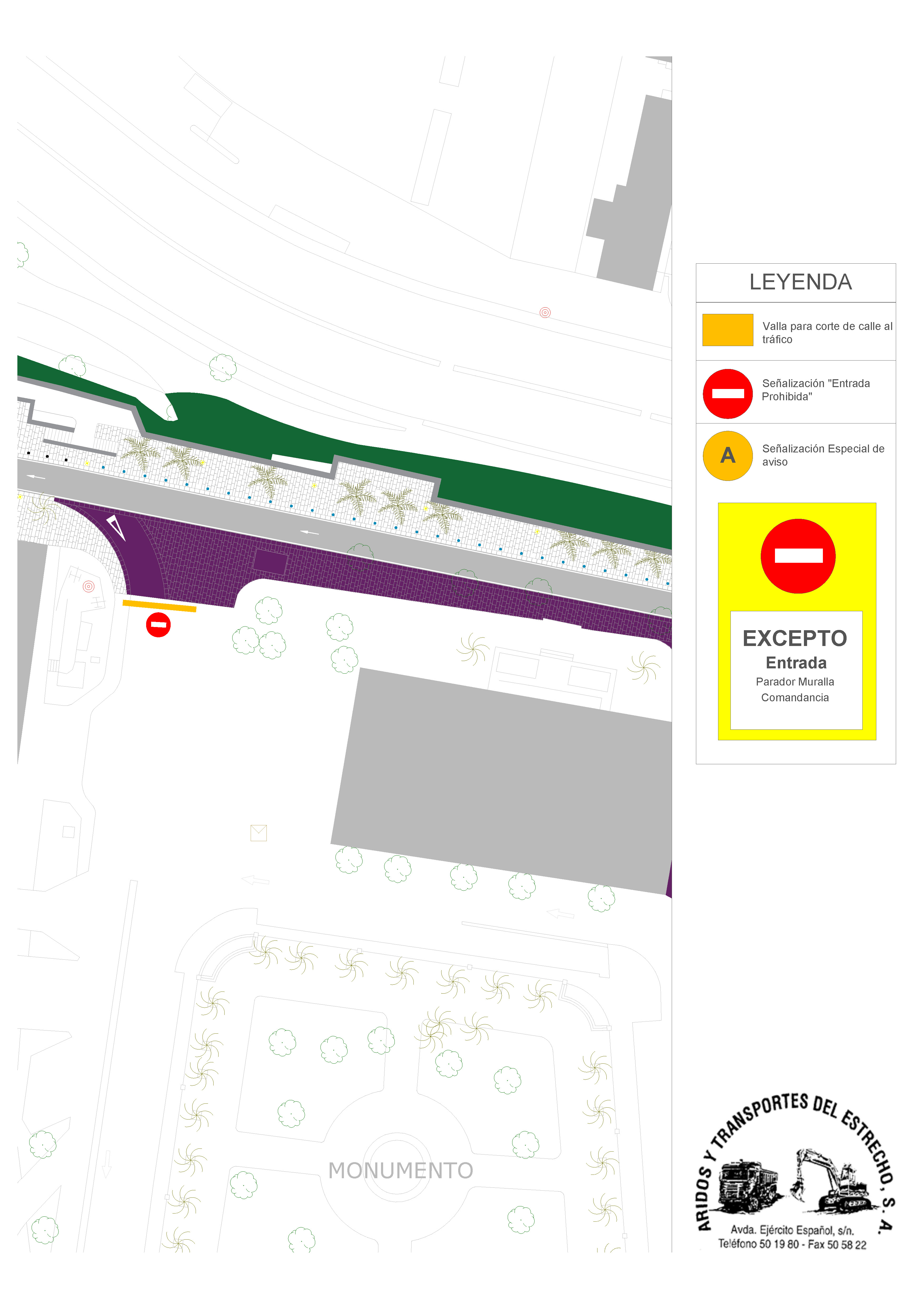 CORTE PLAZA DE AFRICA - CALLE EDRISIS