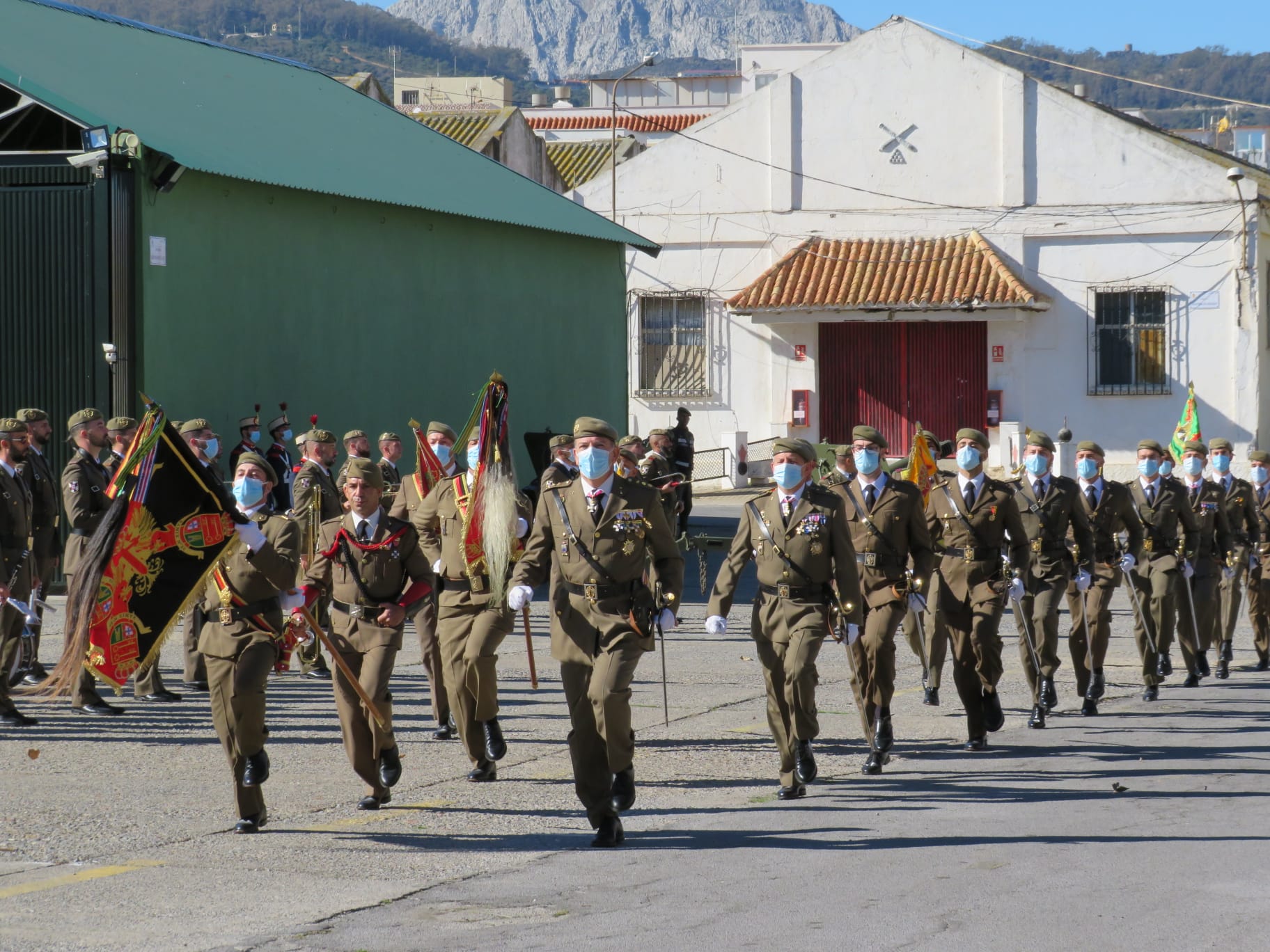 Jefe y mandos de la formación