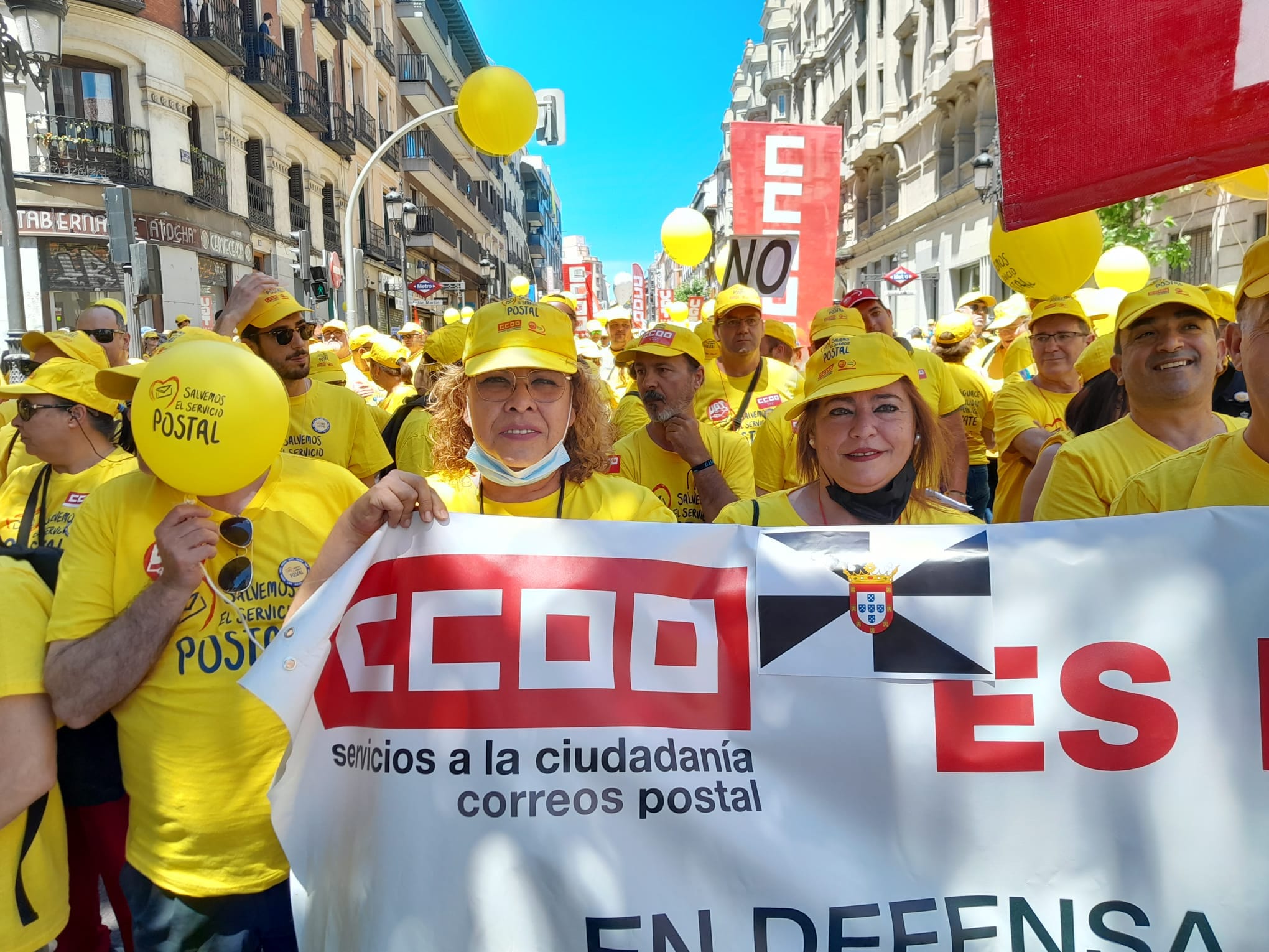 MANIFESTACION MADRID CORREOS