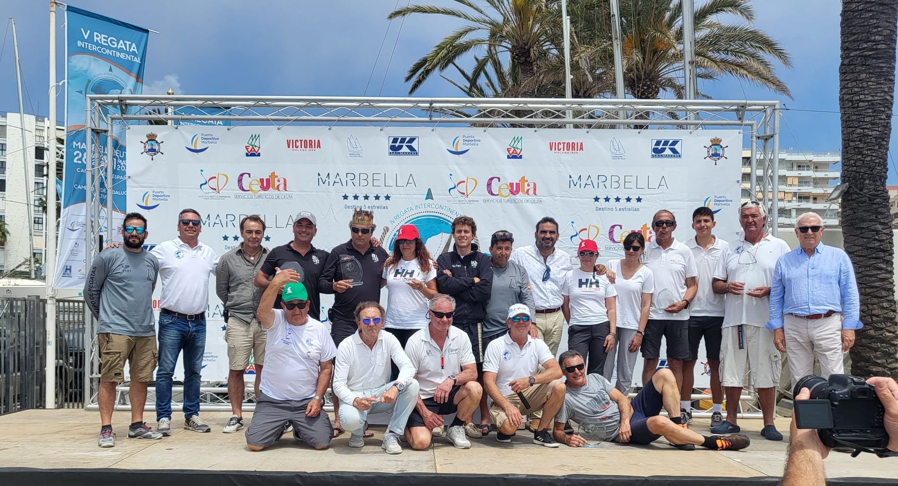 Foto familia vencedores
