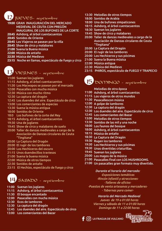 mercado medieval programa
