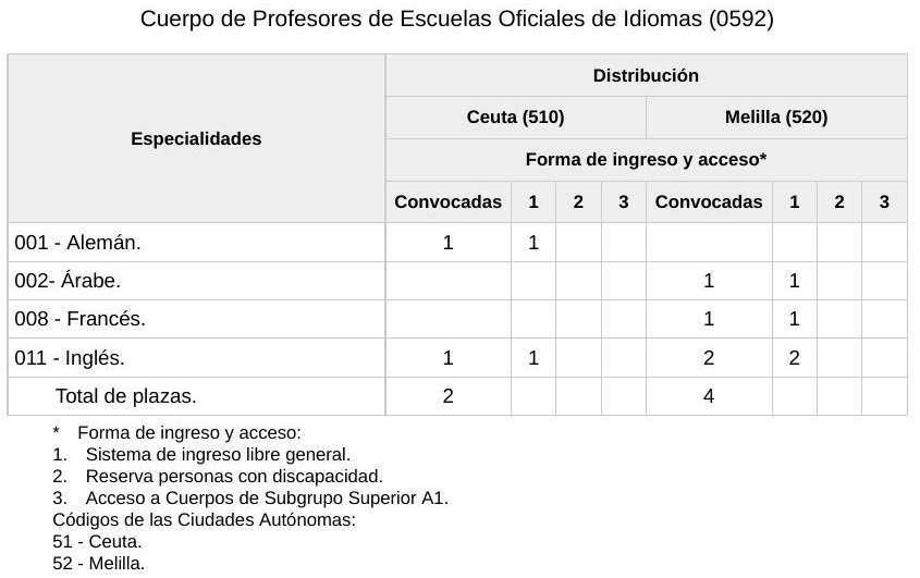 escuela oficial idiomas profesores