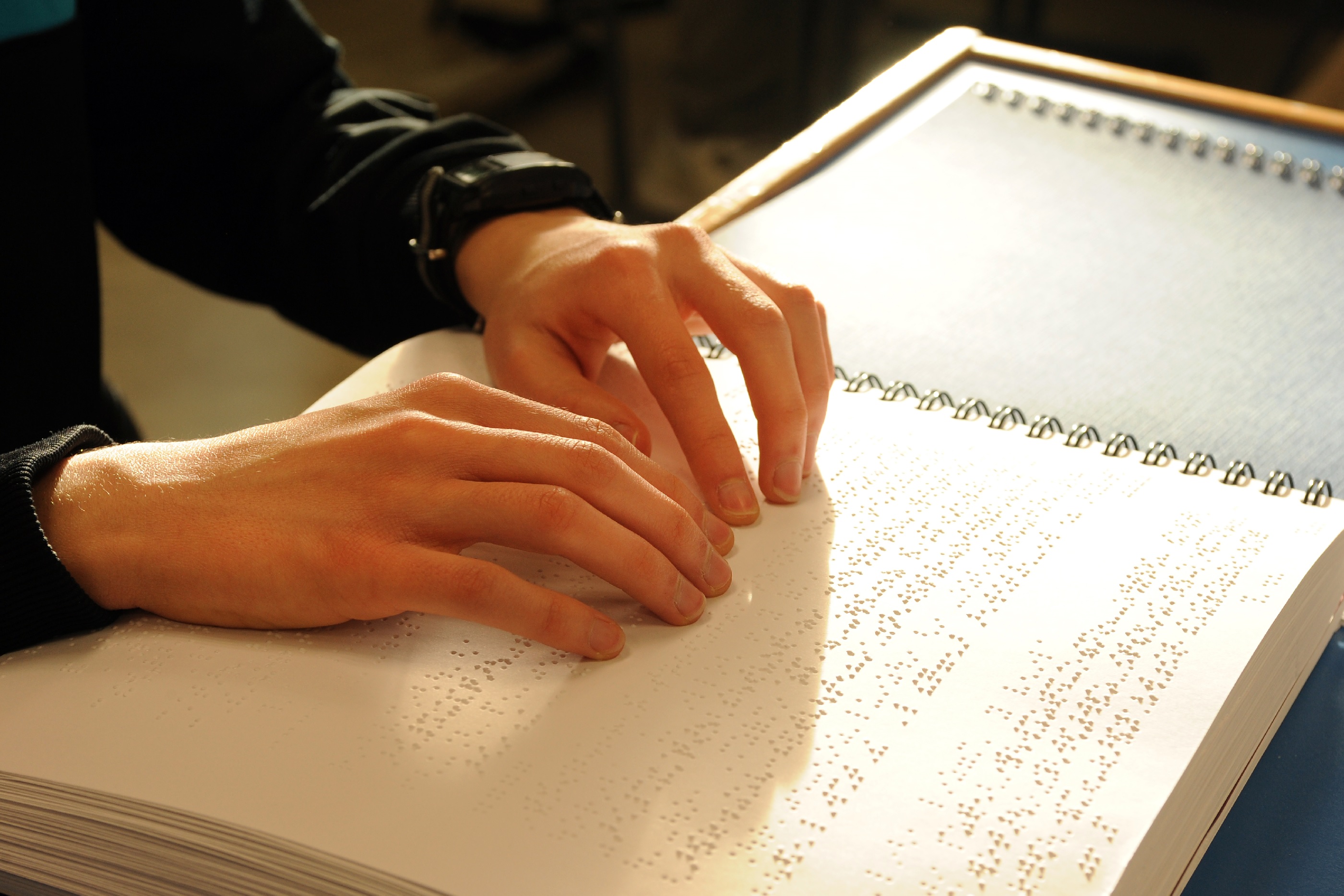 Lectura en braille