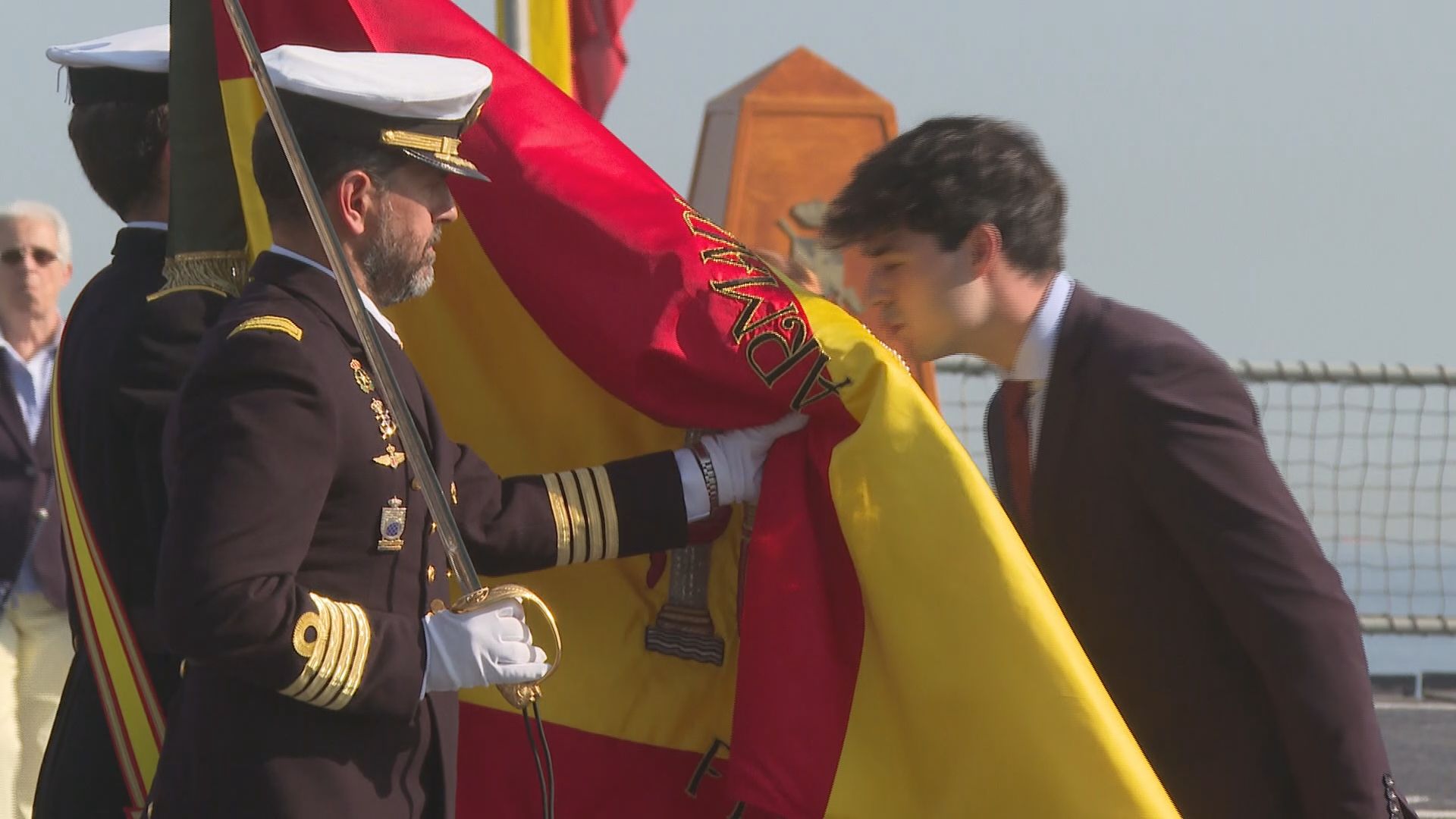 jura bandera buque castilla