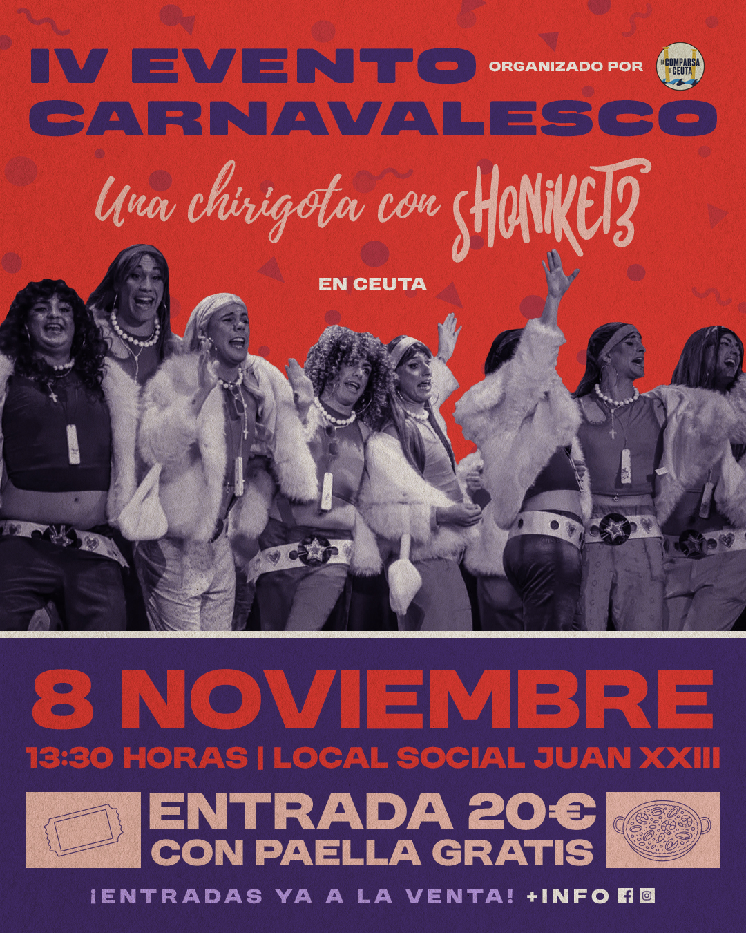 cartel evento comparsa