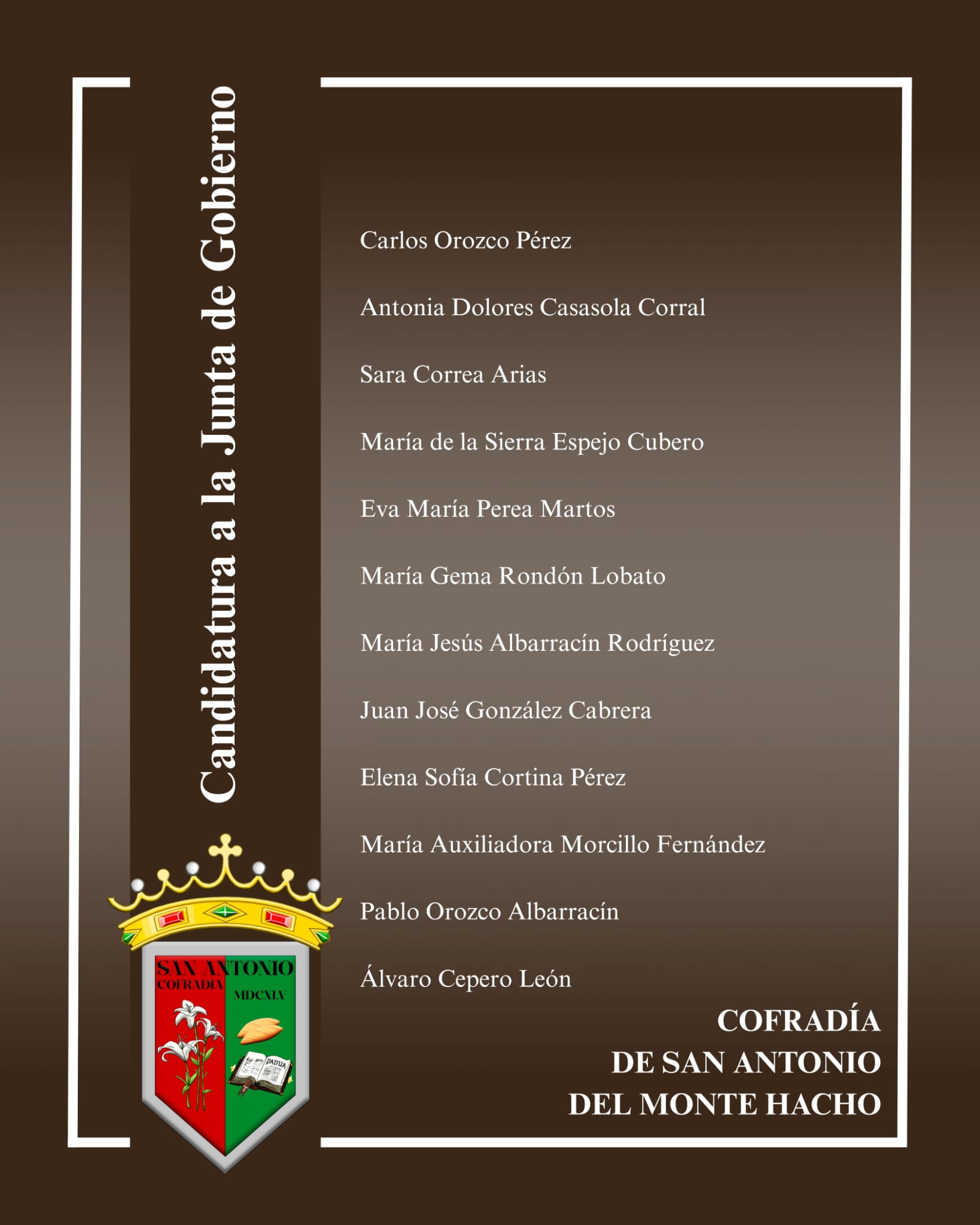 candidatura san antonio cofradía