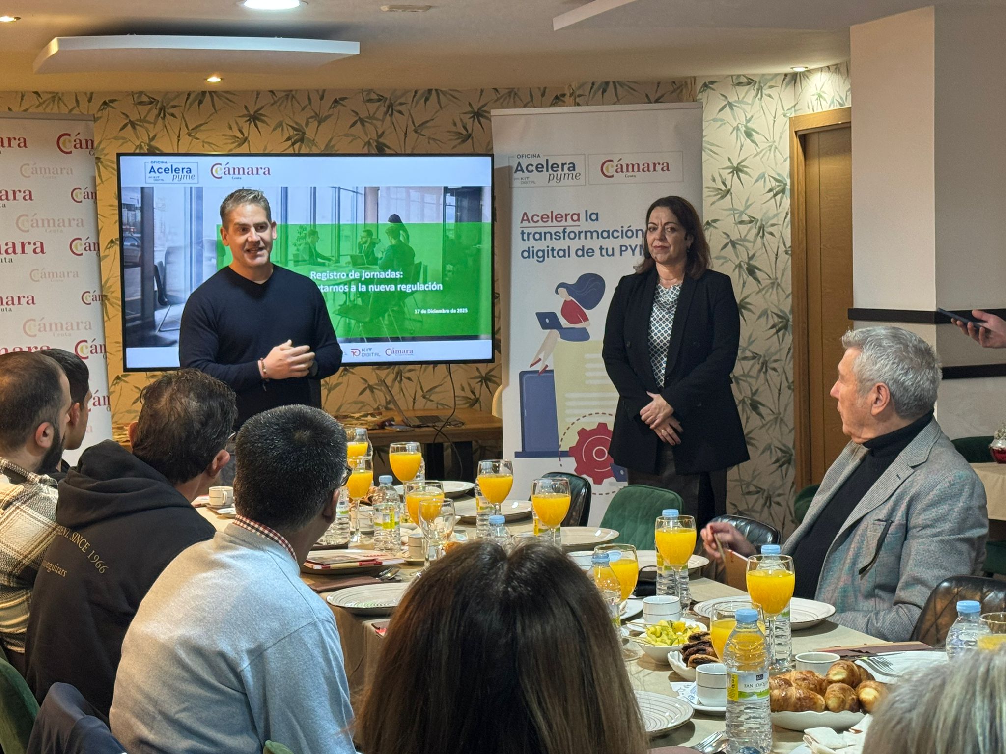 cámara registro jornada