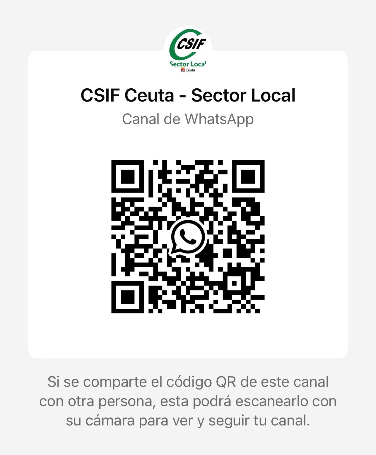 canal whatsapp csif 2