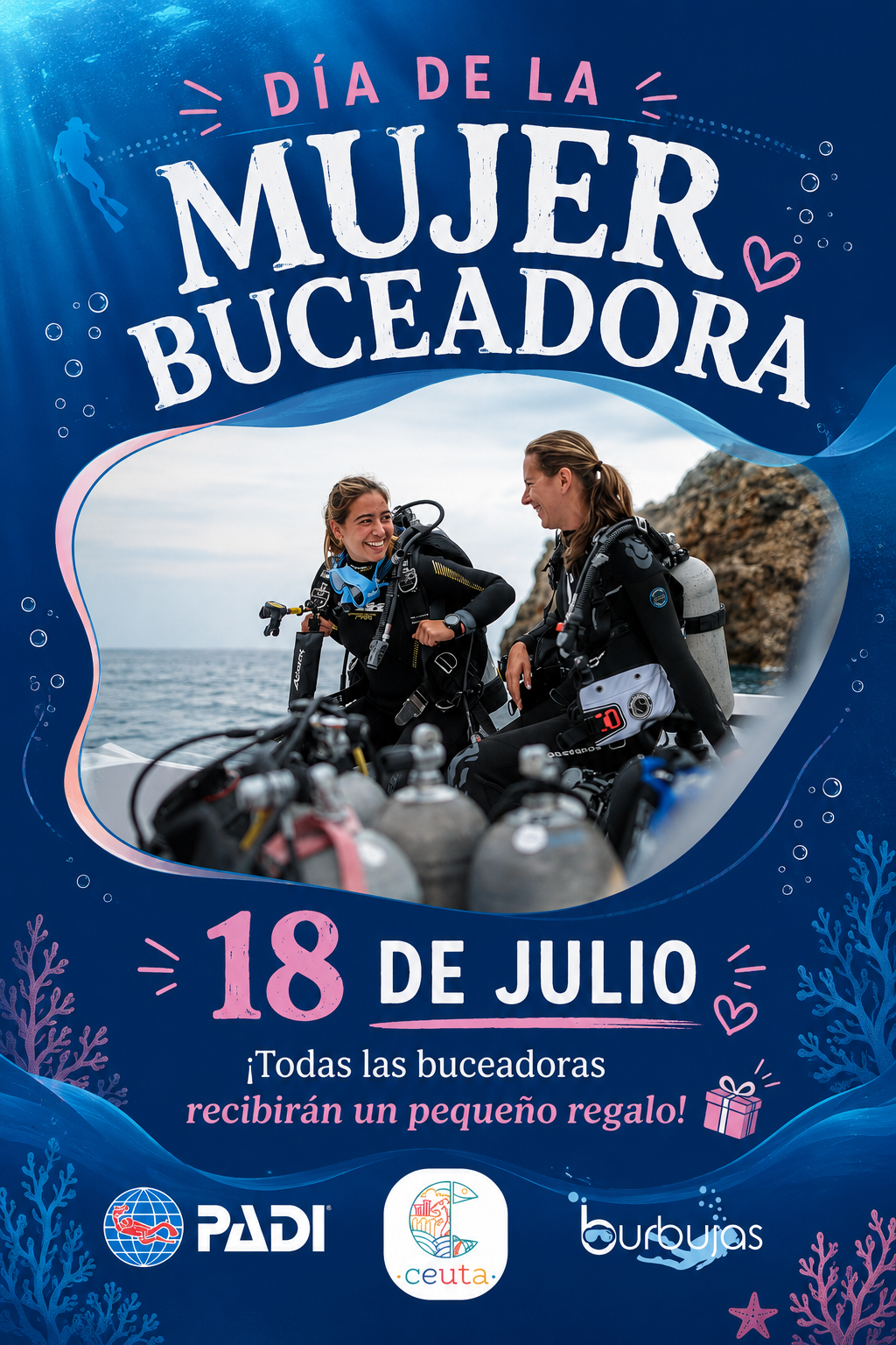 DIA DE LA MUJER BUCEADORA